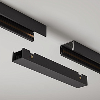 Maytoni Technical Коннектор питания прямой Basity, черный TRA172IPC-1B