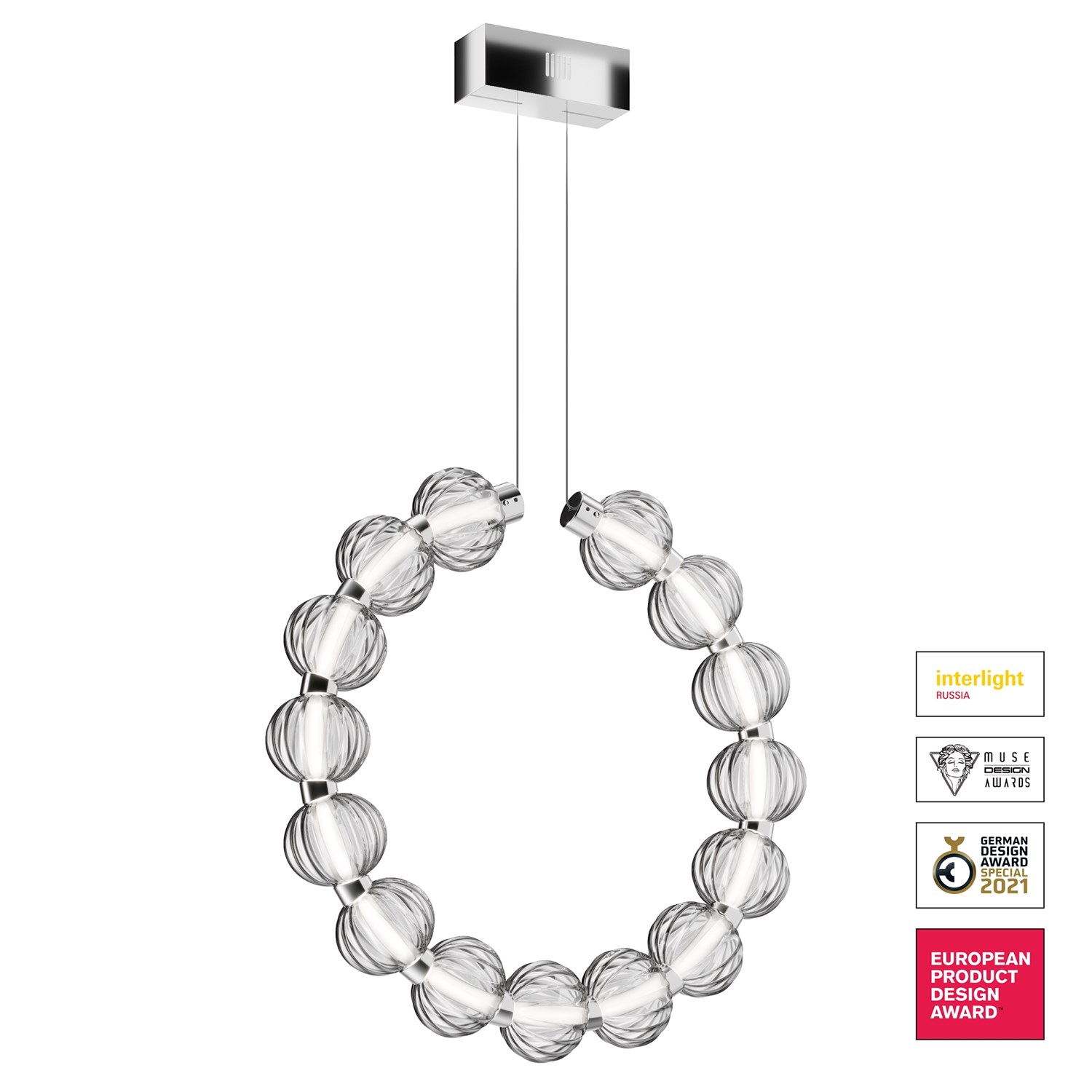 Maytoni Modern Amulet Подвесной светильник цвет: хром MOD555PL-L23CH5K