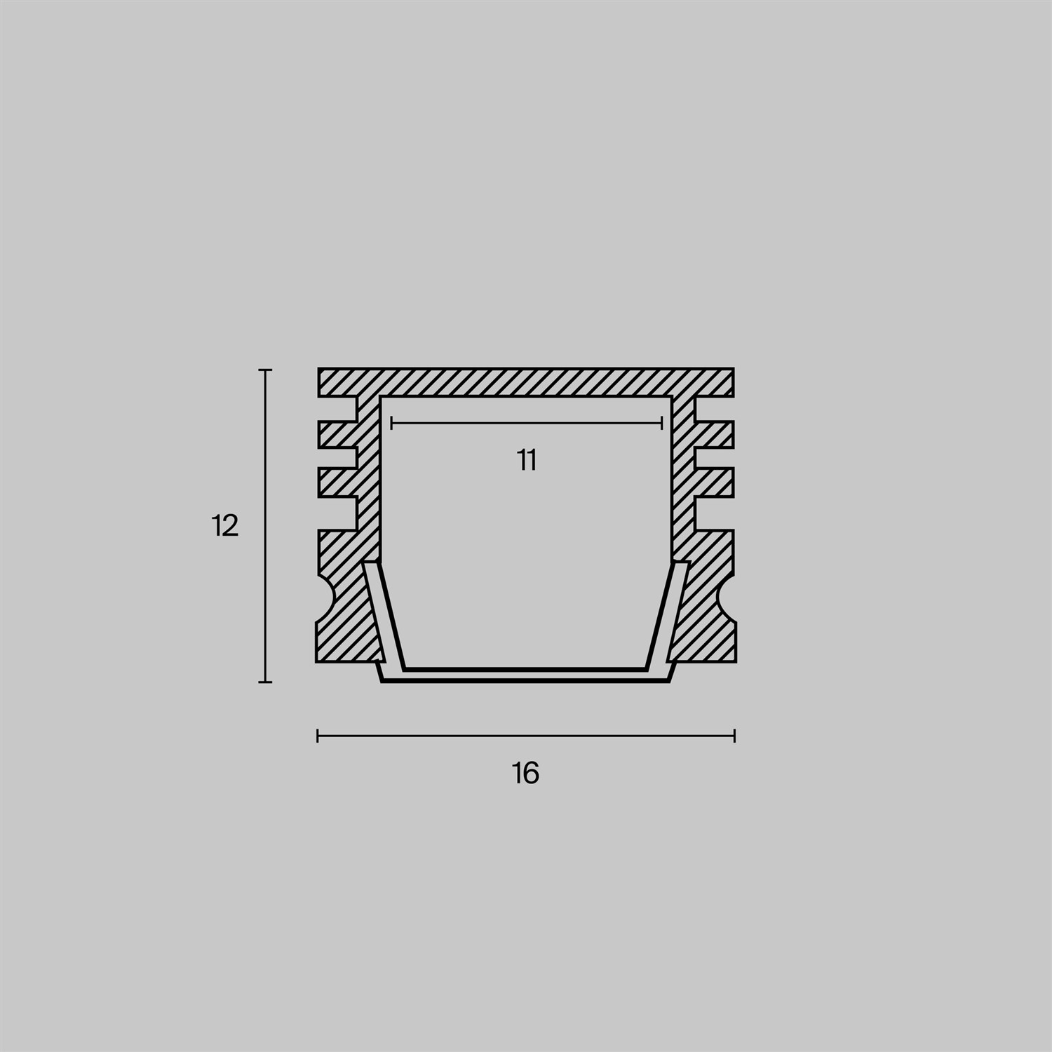 Maytoni Led Strip Профиль ALM005S-2M