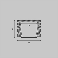 Maytoni Led Strip Профиль ALM005S-2M