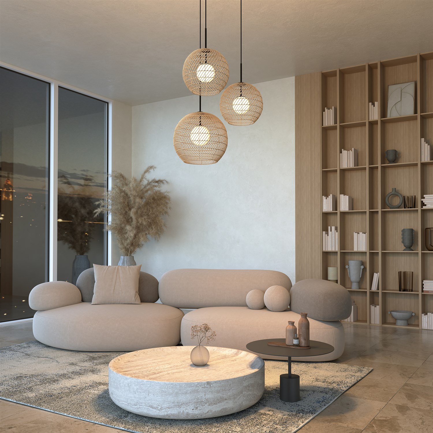 Maytoni Modern Cane Подвесной светильник цвет: черный MOD204PL-01BG1