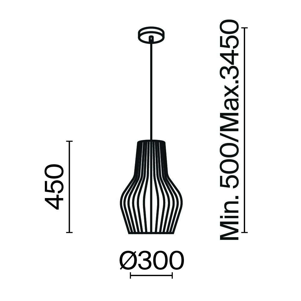 Maytoni Modern Roots Подвесной светильник цвет: черный MOD191PL-01W1