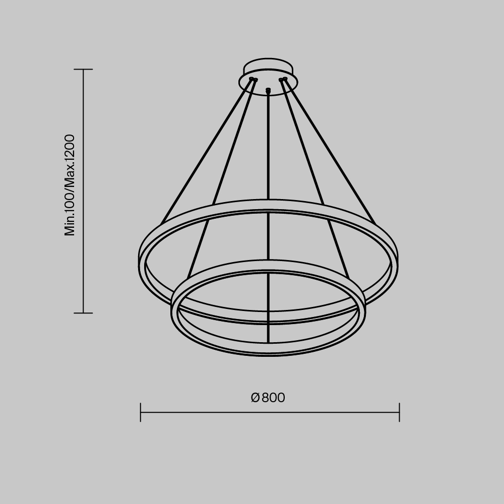 Maytoni Modern Rim Подвесной светильник цвет: латунь MOD058PL-L74BSK