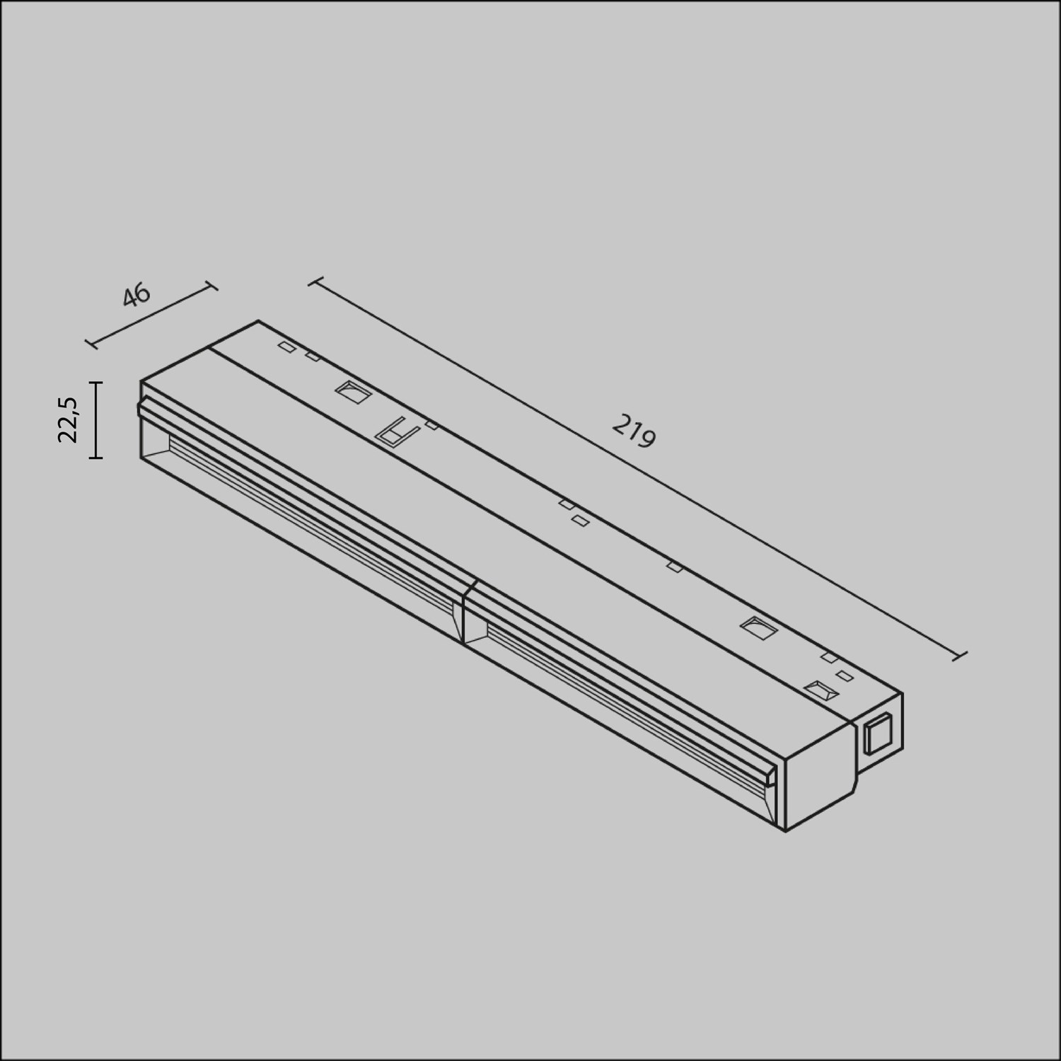 Maytoni Technical Parete Трековый светильник цвет: черный TR106-2-12W4K-B