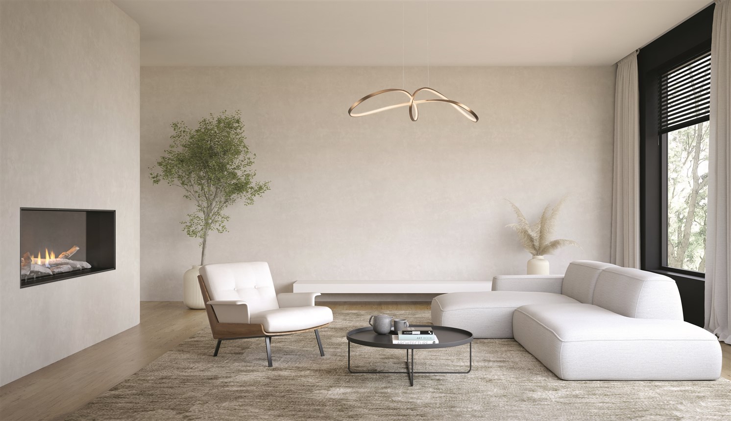 Maytoni Modern Curve Подвесной светильник цвет: золото MOD156PL-L52G4K