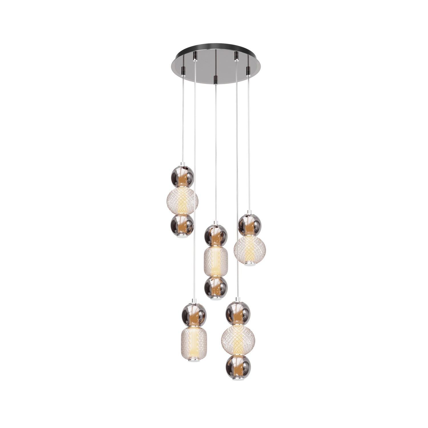 Maytoni Modern Drop Подвесной светильник цвет: хром MOD273PL-L80CH3K