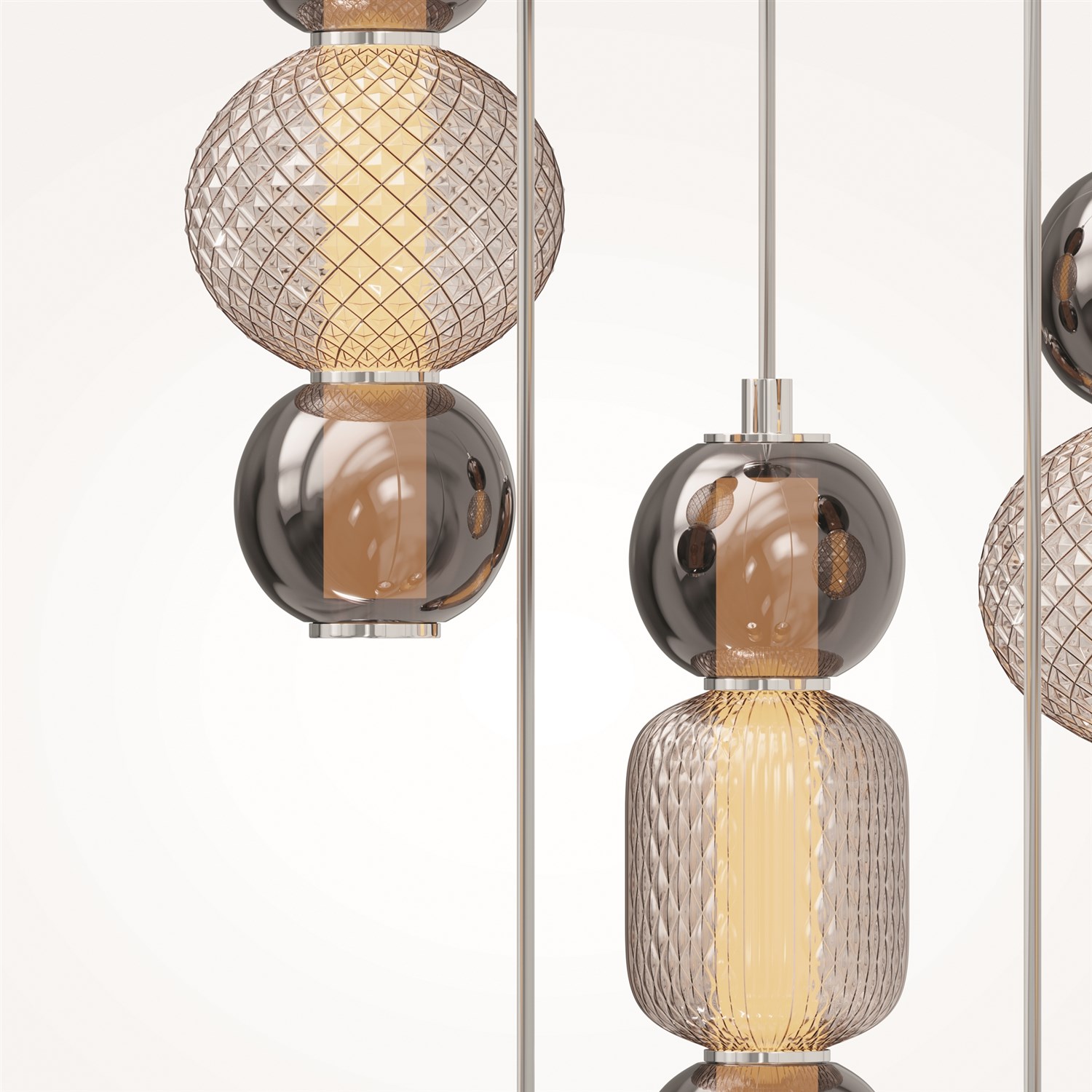 Maytoni Modern Drop Подвесной светильник цвет: хром MOD273PL-L80CH3K