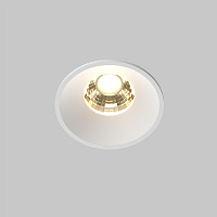 Maytoni Technical Round Встраиваемый светильник цвет: белый DL058-7W2.7K-W