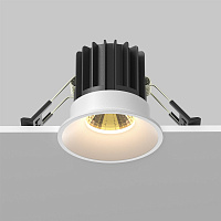 Maytoni Technical Round Встраиваемый светильник цвет: белый DL058-7W2.7K-W