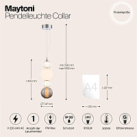 Maytoni Modern Collar Подвесной светильник цвет: хром P069PL-L17CH3K