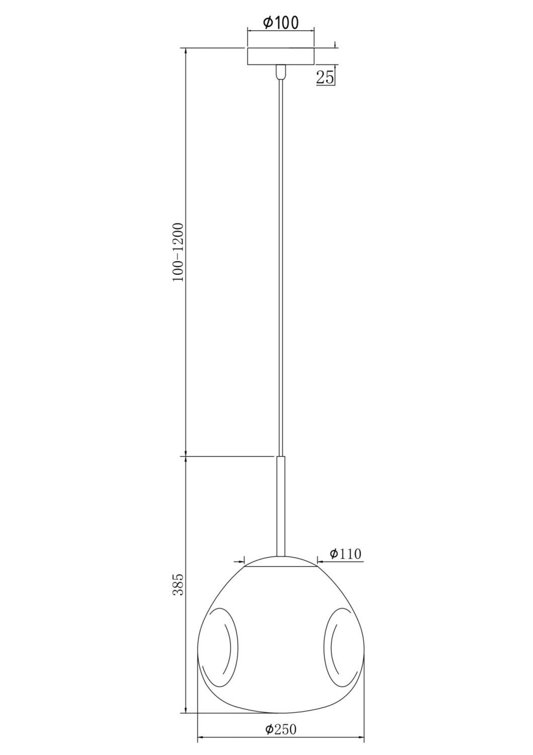 Maytoni Modern Mabell Подвесной светильник цвет: золото P014PL-01G
