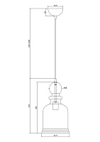 Maytoni Modern Tone Подвесной светильник цвет: хром P035PL-01CH