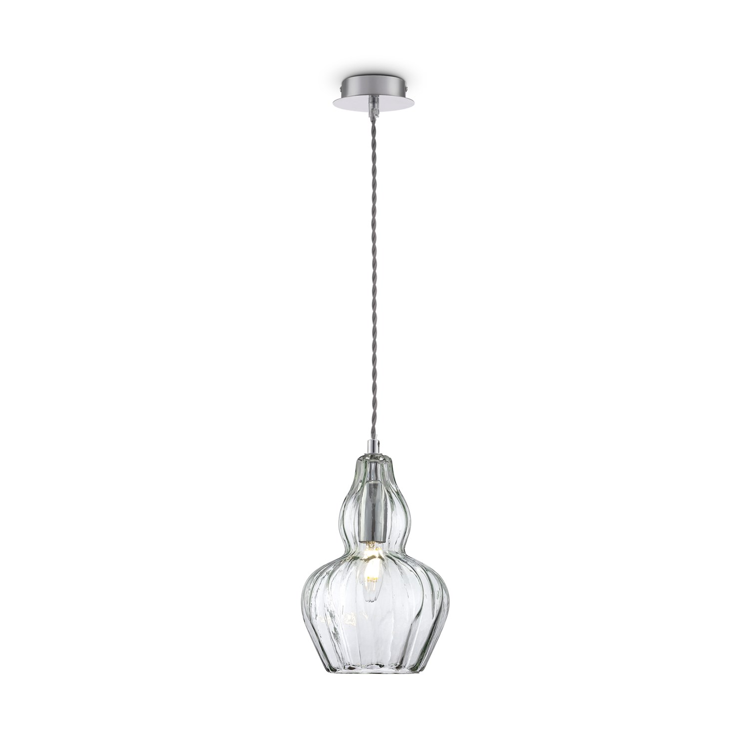 Maytoni Modern Eustoma Подвесной светильник цвет: никель MOD238-PL-01-GN