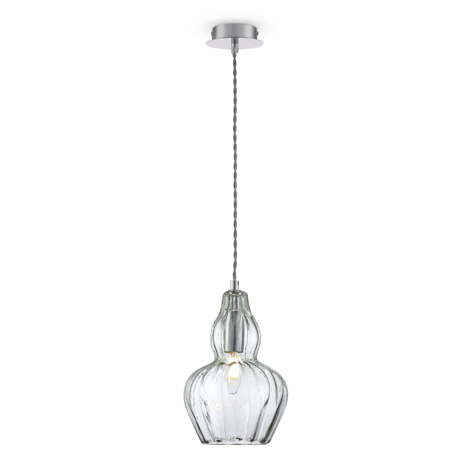 Maytoni Modern Eustoma Подвесной светильник цвет: никель MOD238-PL-01-GN