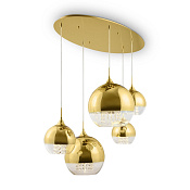 Maytoni Modern Fermi Подвесной светильник цвет: золото P140-PL-170-5-G