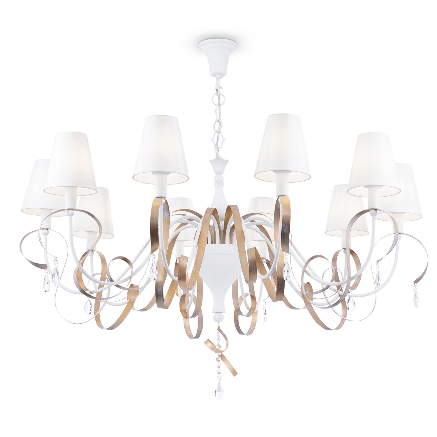 Maytoni Classic Intreccio Люстра цвет: белый с золотом ARM010-10-W