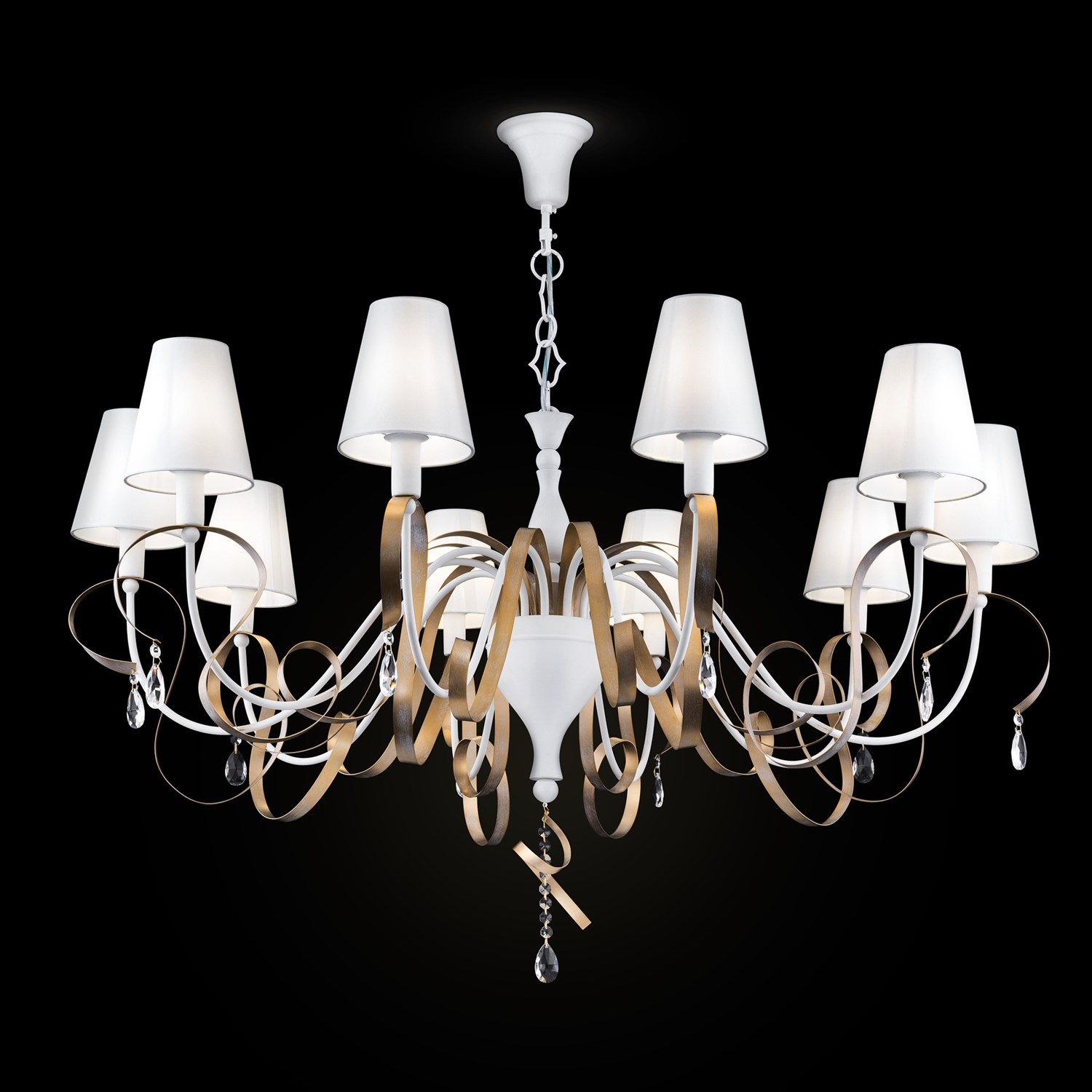 Maytoni Classic Intreccio Люстра цвет: белый с золотом ARM010-10-W