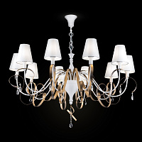 Maytoni Classic Intreccio Люстра цвет: белый с золотом ARM010-10-W