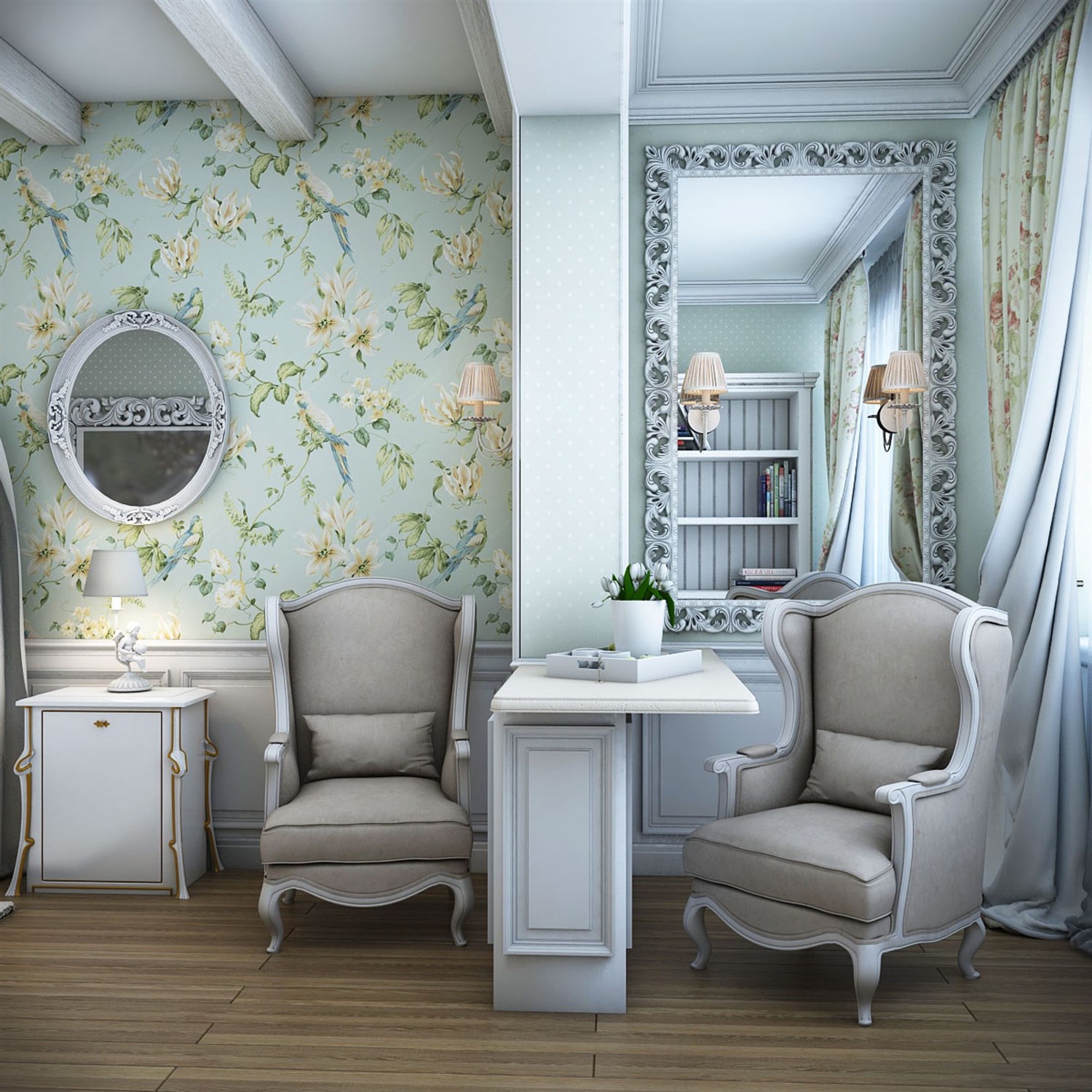 Maytoni Classic Olivia Настенный светильник (бра) цвет: белый ARM326-01-W