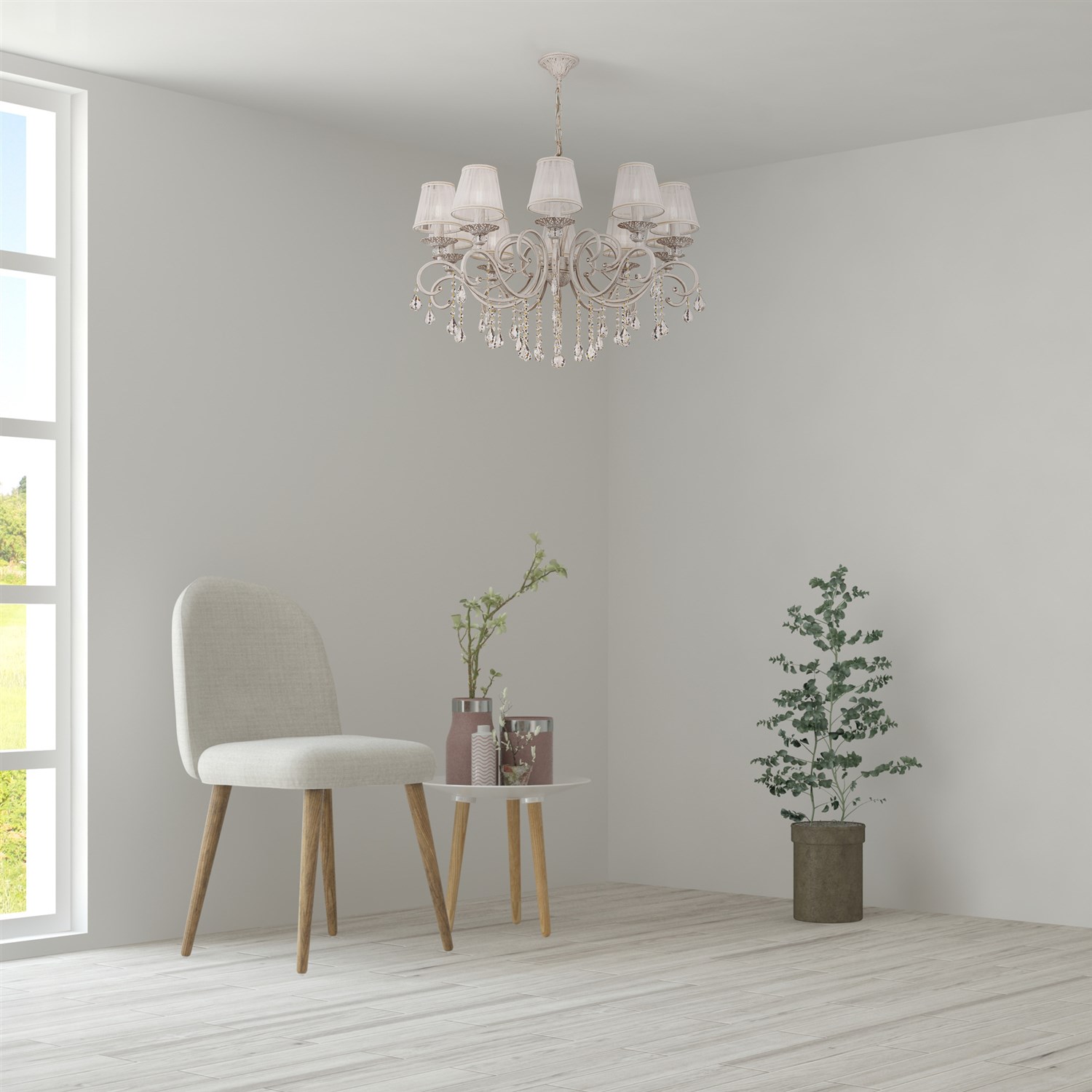 Maytoni Classic Grace Люстра цвет: белый ARM247-10-G