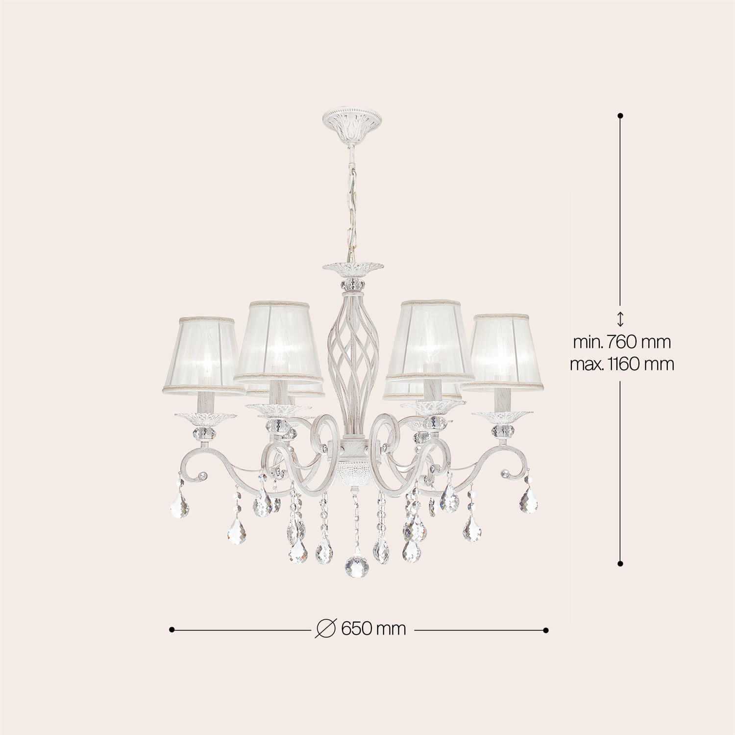 Maytoni Classic Grace Люстра цвет: белый ARM247-06-G