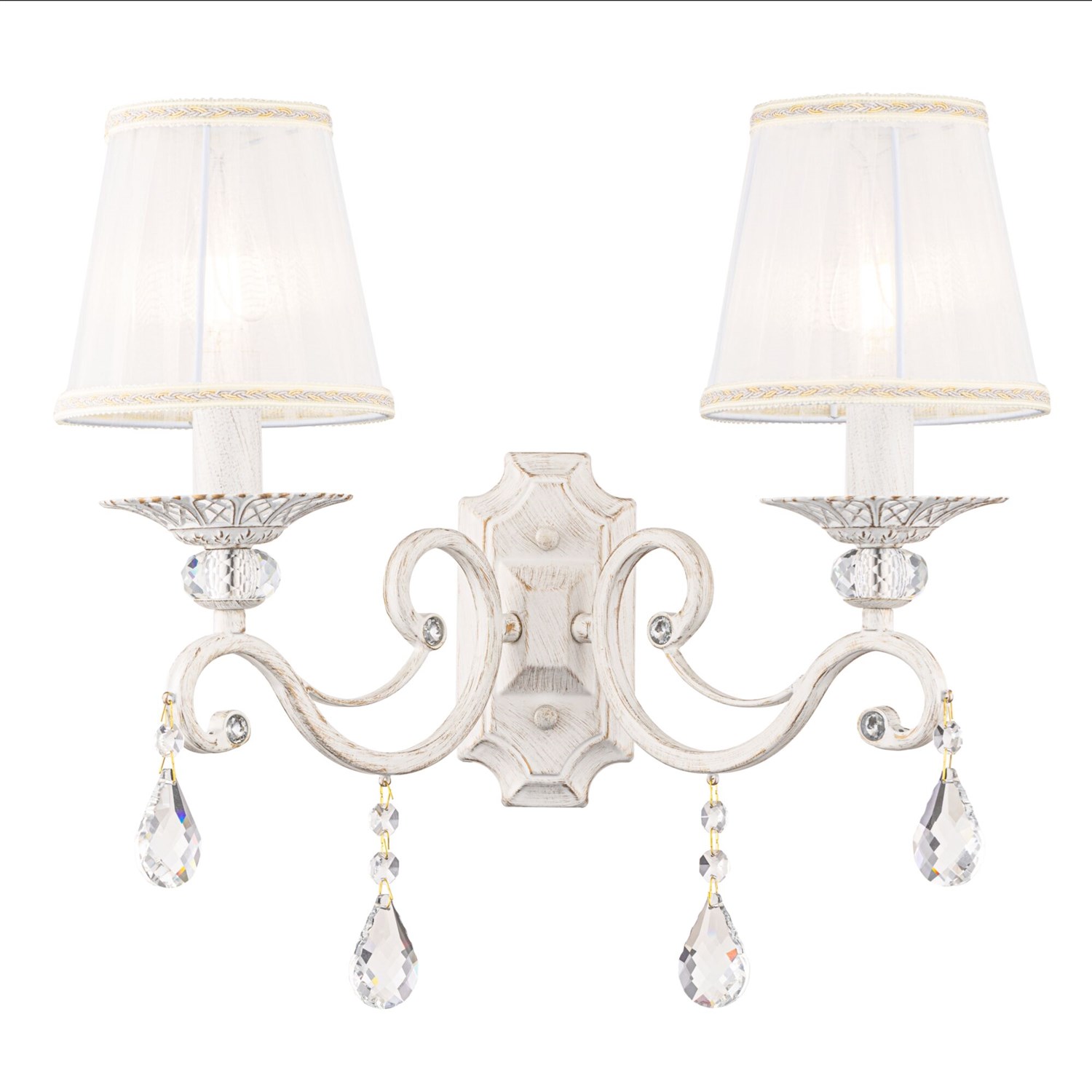 Maytoni Classic Grace Настенный светильник (бра) цвет: белый ARM247-02-G