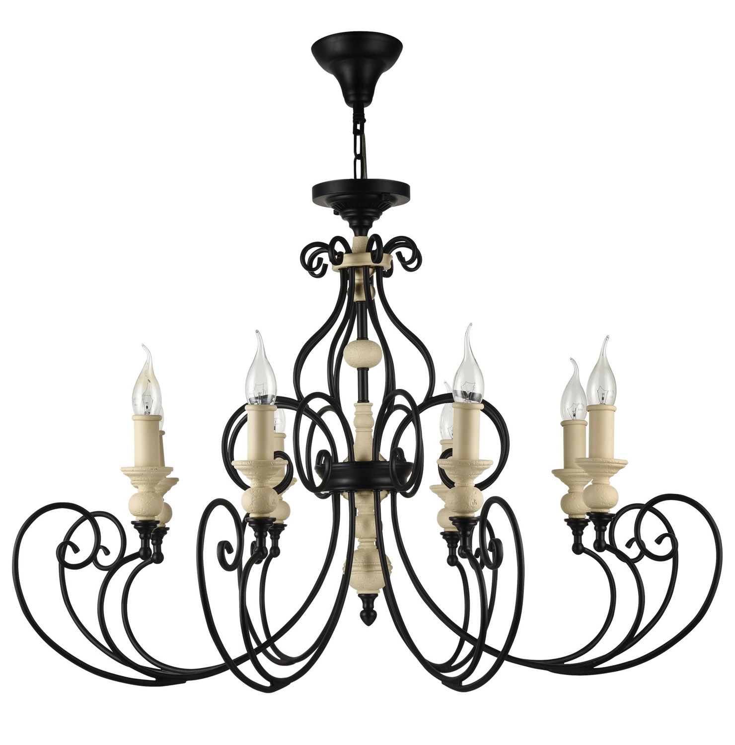 Maytoni Classic Karina Люстра цвет: черный H631-PL-08-B