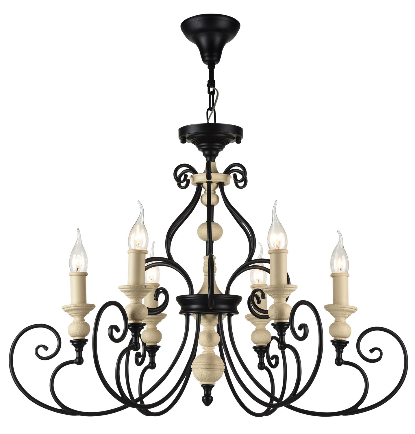 Maytoni Classic Karina Люстра цвет: черный H631-PL-06-B