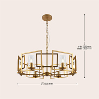 Maytoni Classic Bowi Подвесной светильник цвет: золото H009PL-06G