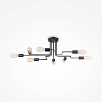 Maytoni Loft Gilbert Потолочный светильник цвет: черный T532CL-08B