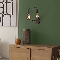 Maytoni Loft Gilbert Настенный светильник (бра) цвет: черный T532WL-02B