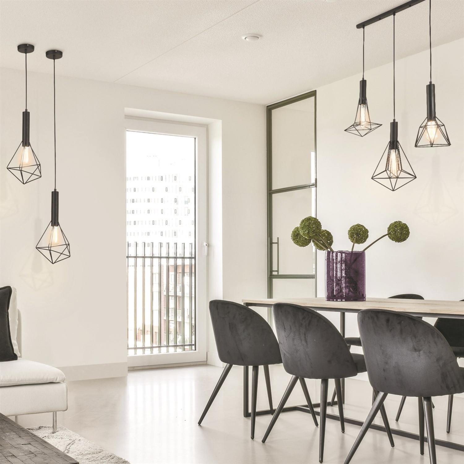 Maytoni Loft Spider Подвесной светильник цвет: черный T021-03-B