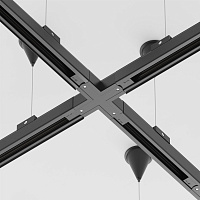 Maytoni Technical Коннектор Х-образный Trinity черный TRA005CX-31B