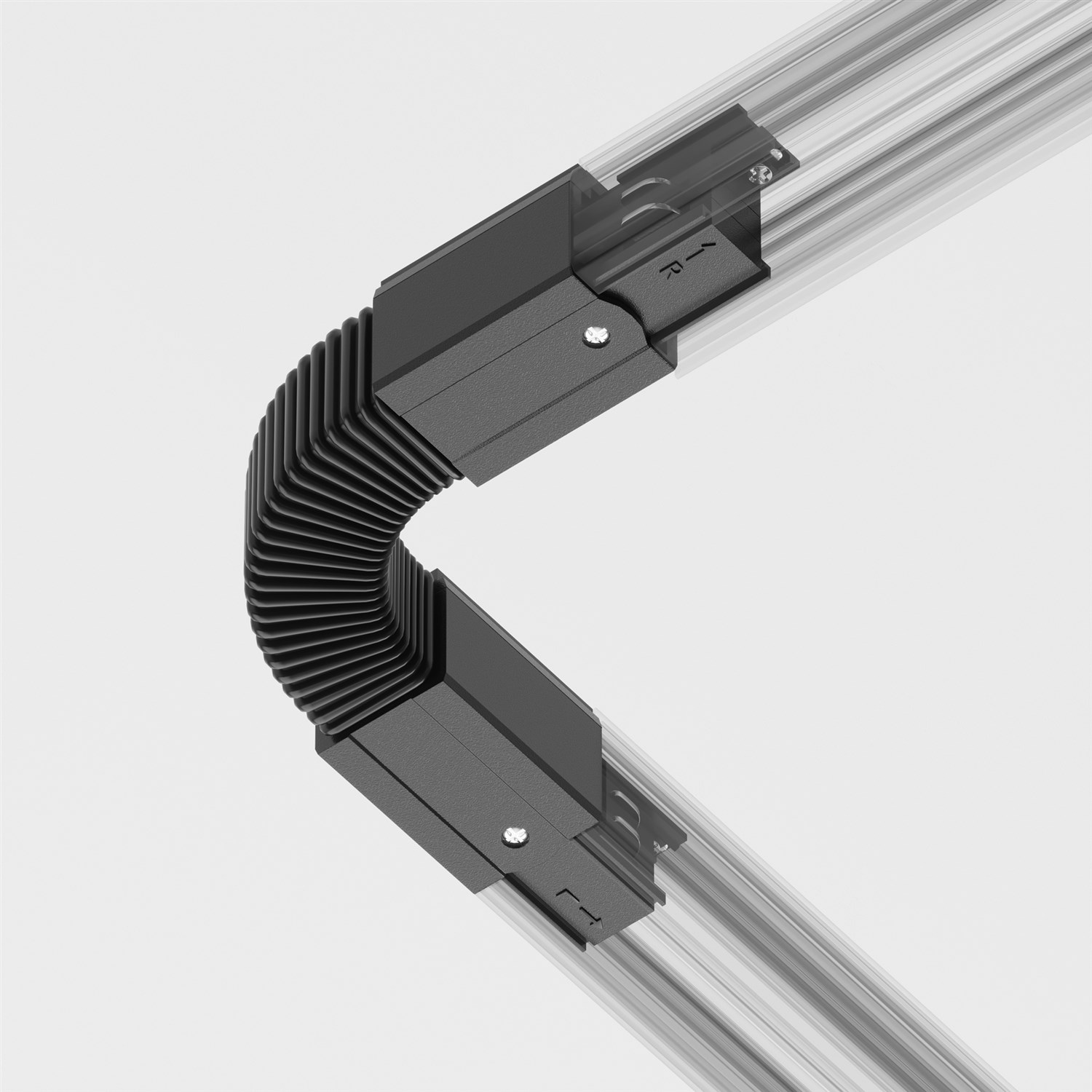 Maytoni Technical Коннектор гибкий Trinity черный TRA005CF-31B