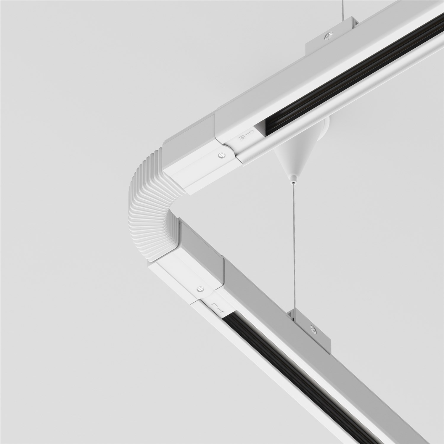 Maytoni Technical Коннектор гибкий Trinity белый TRA005CF-31W