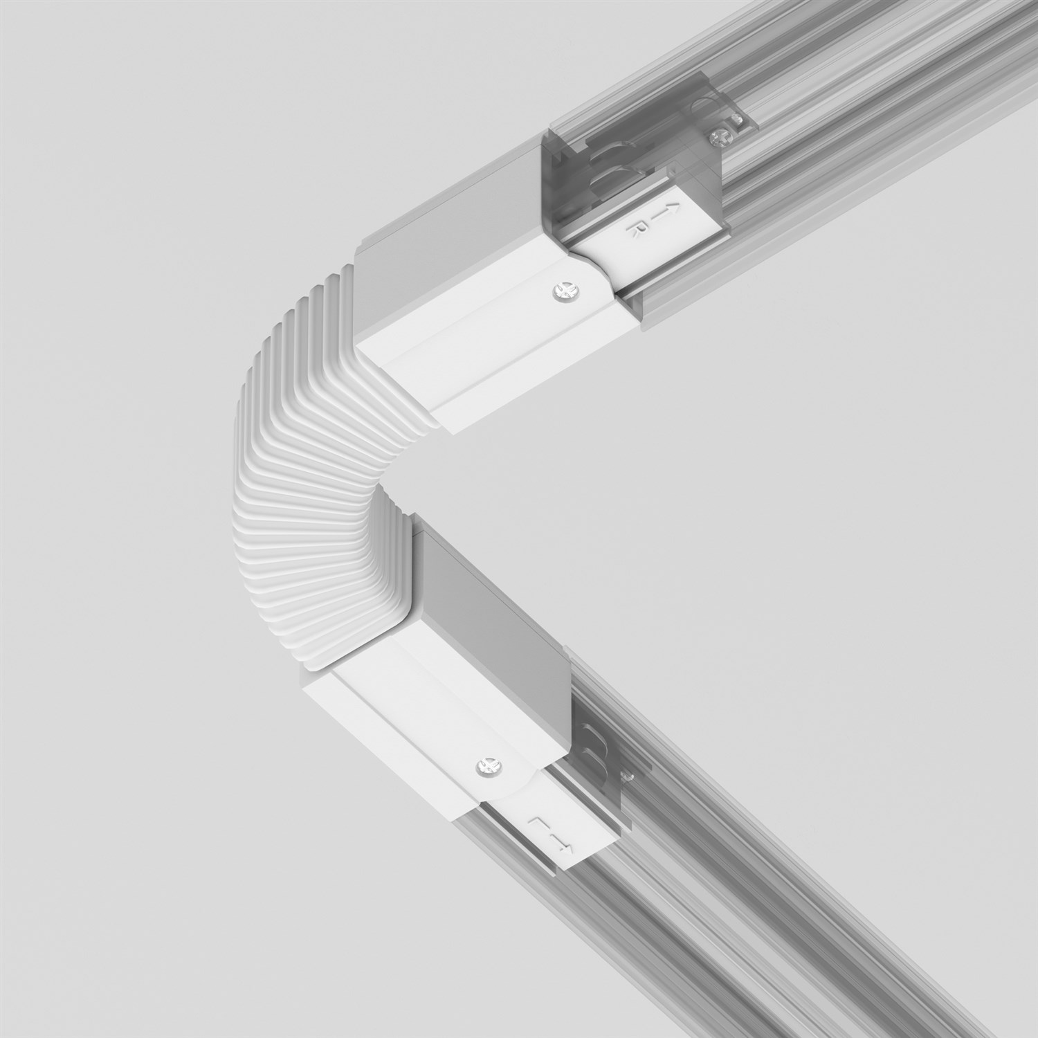 Maytoni Technical Коннектор гибкий Trinity белый TRA005CF-31W