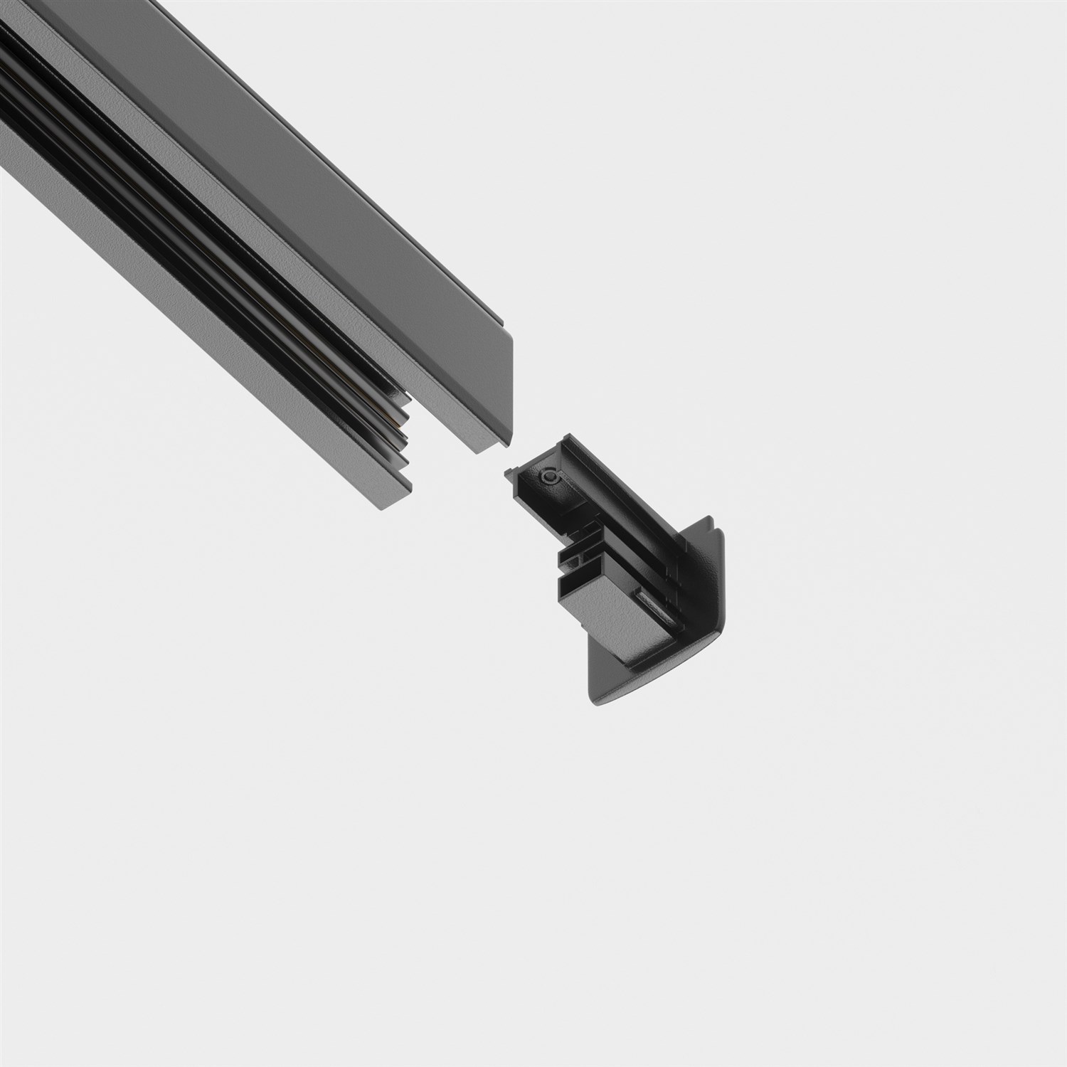 Maytoni Technical Заглушка торцевая Trinity черный, 1шт TRA005EC-31B