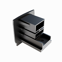 Maytoni Technical Заглушка торцевая Trinity черный, 1шт TRA005EC-31B