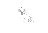 Maytoni Technical Focus Трековый светильник цвет: белый TR028-3-GU10-W