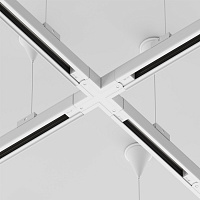 Maytoni Technical Коннектор Х-образный Trinity белый TRA005CX-31W