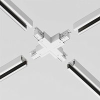 Maytoni Technical Коннектор Х-образный Trinity белый TRA005CX-31W