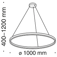 Maytoni Modern Rim Подвесной светильник цвет: латунь MOD058PL-L54BS4K