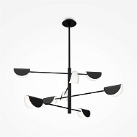 Maytoni Modern Mollis Люстра цвет: черный MOD126PL-08B
