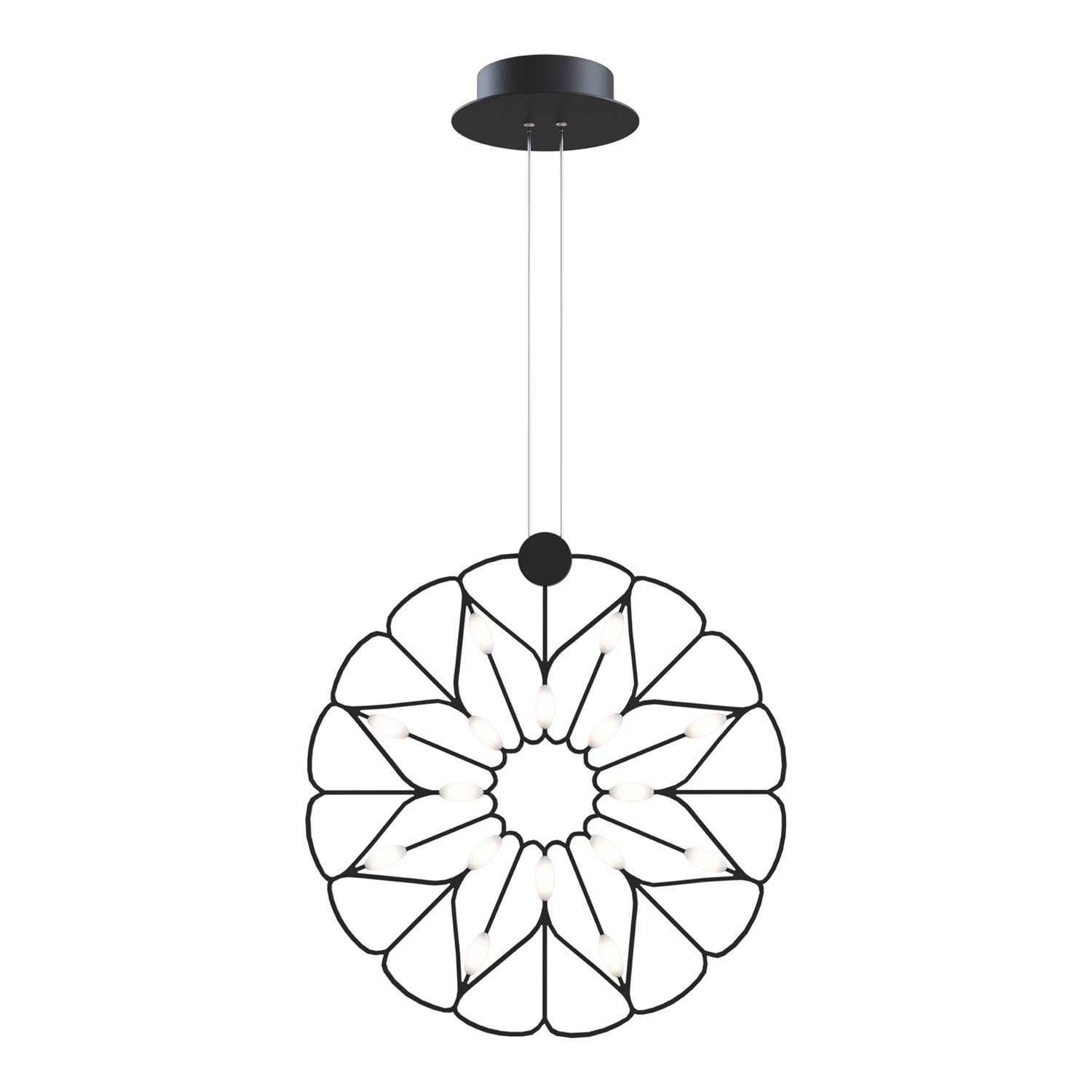 Maytoni Modern Volare Подвесной светильник цвет: черный MOD037PL-L16B