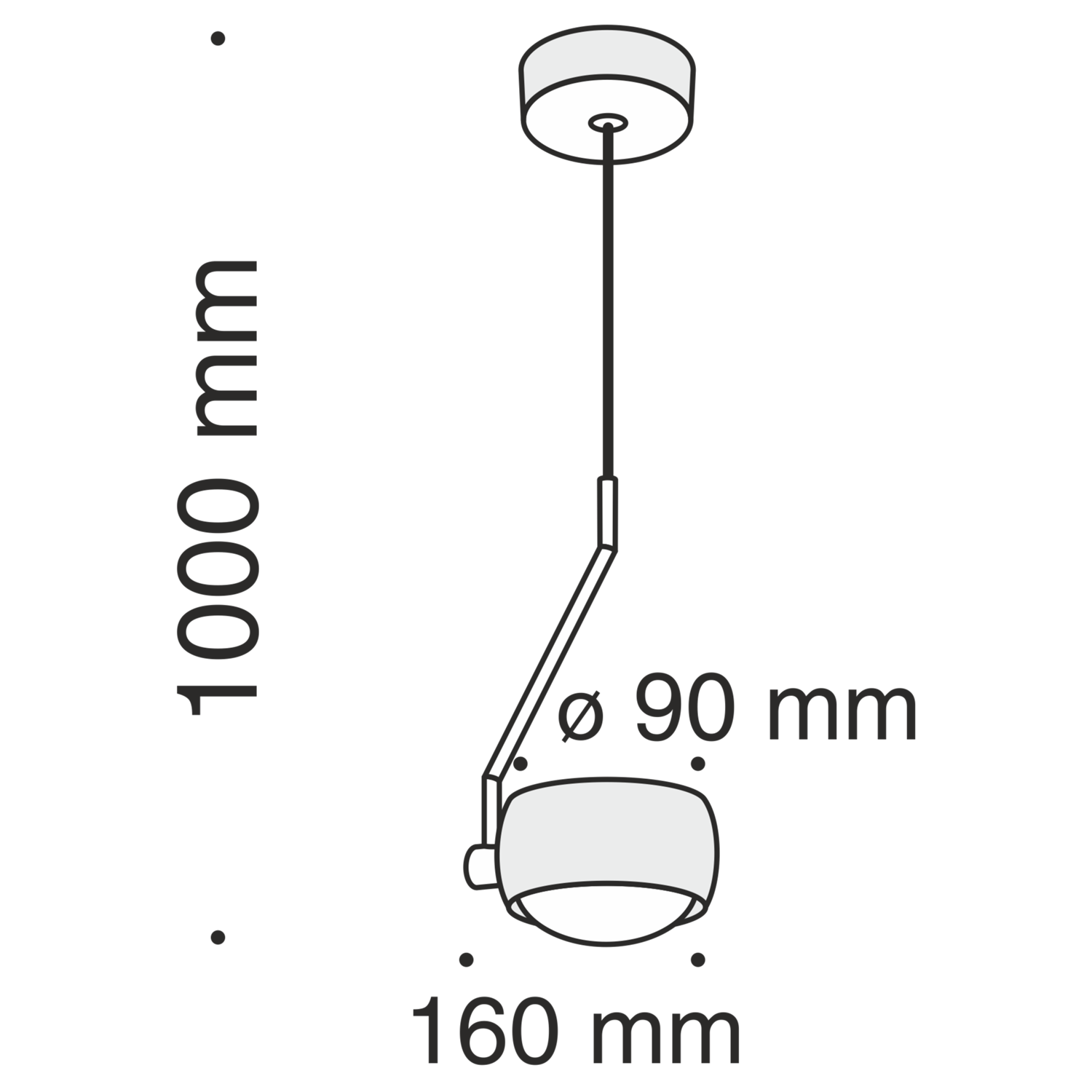 Maytoni Technical Lens Подвесной светильник цвет: белый MOD072PL-L8W3K
