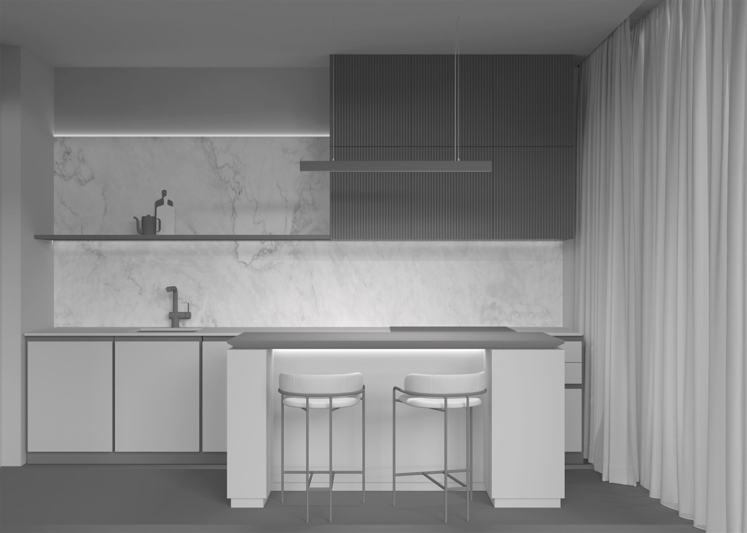 Maytoni Technical BASIS Подвесной светильник цвет: черный P051PL-L40B4K