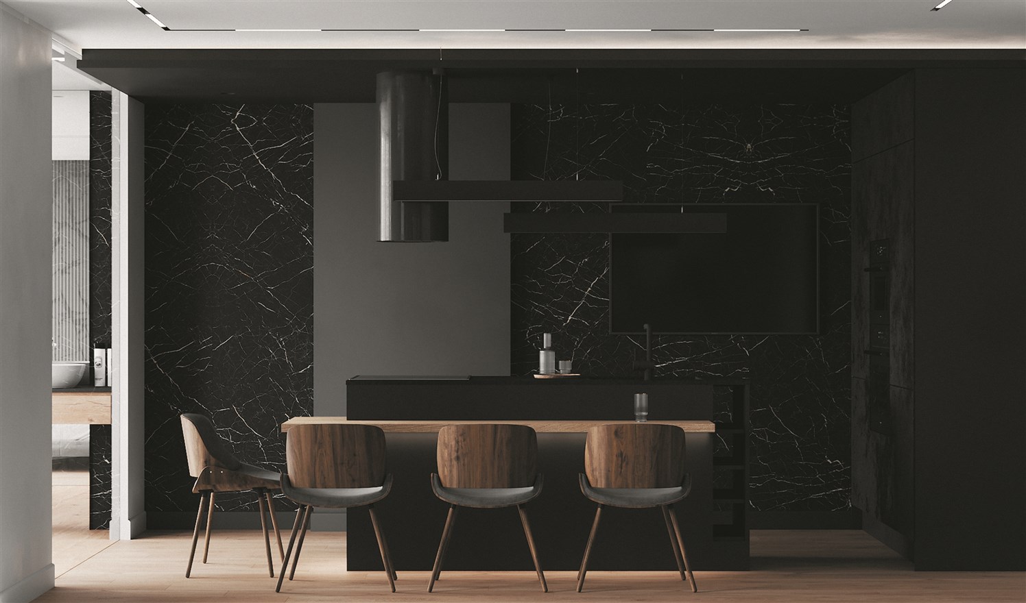 Maytoni Technical BASIS Подвесной светильник цвет: черный P051PL-L40B4K