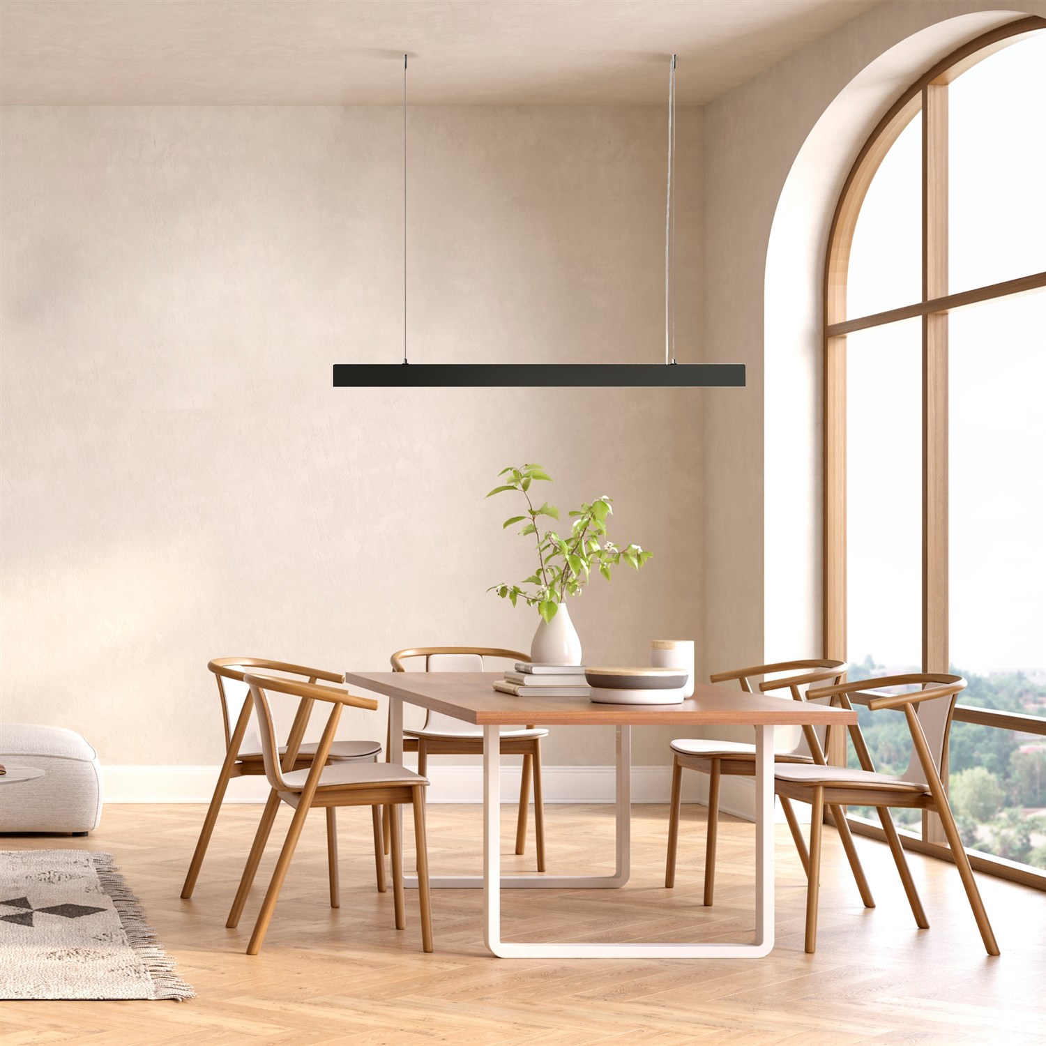 Maytoni Technical BASIS Подвесной светильник цвет: черный P051PL-L40B4K