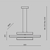 Maytoni Modern Origami Подвесной светильник цвет: черный MOD163PL-L38B4K