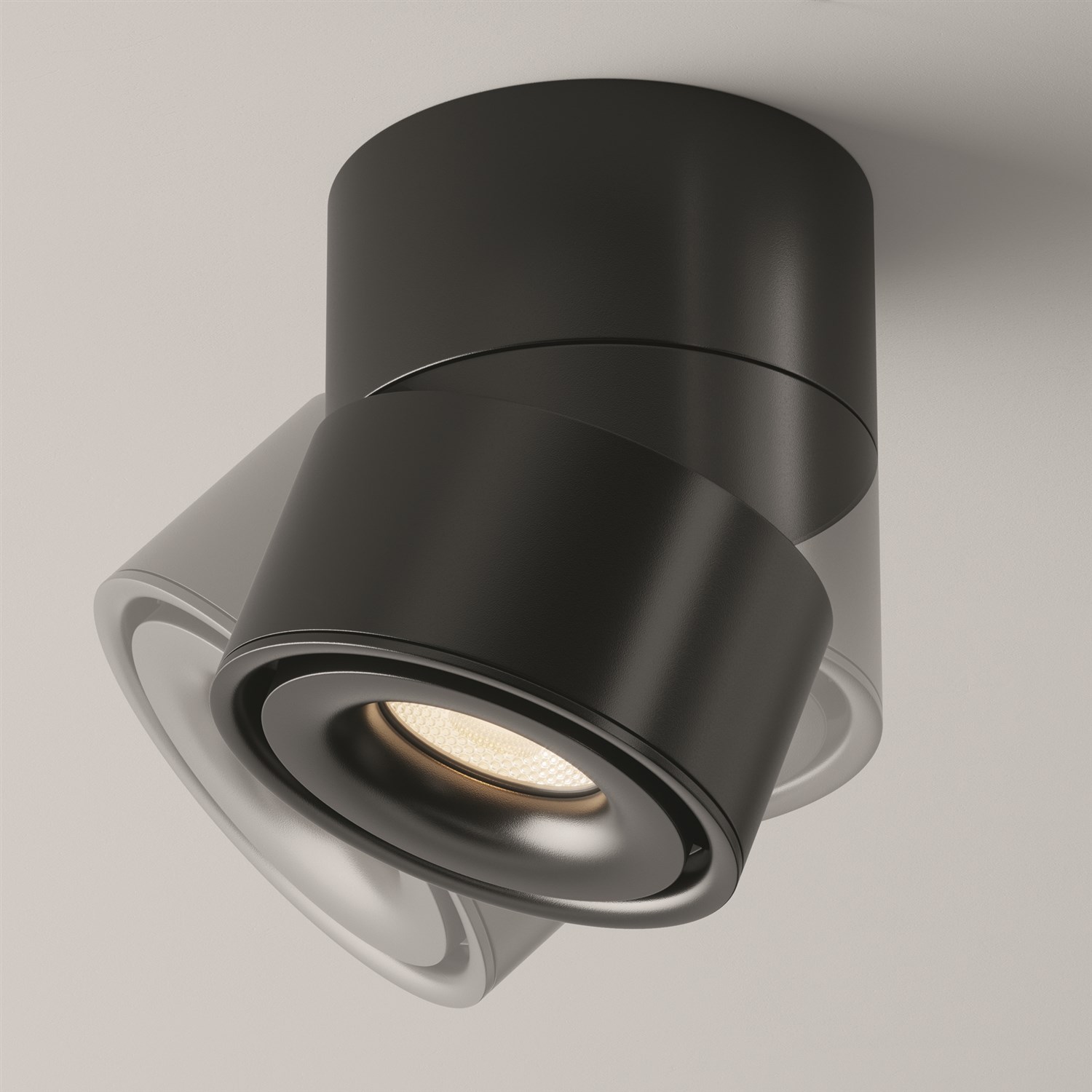 Maytoni Technical Yin Потолочный светильник цвет: черный C084CL-15W3K-B